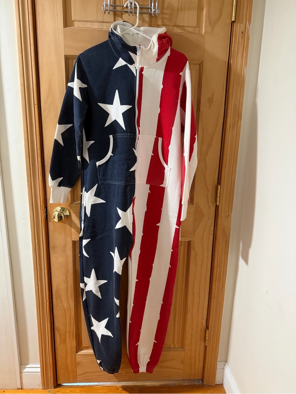 American Flag Stars & Stripes One-Piece Jumpsuit